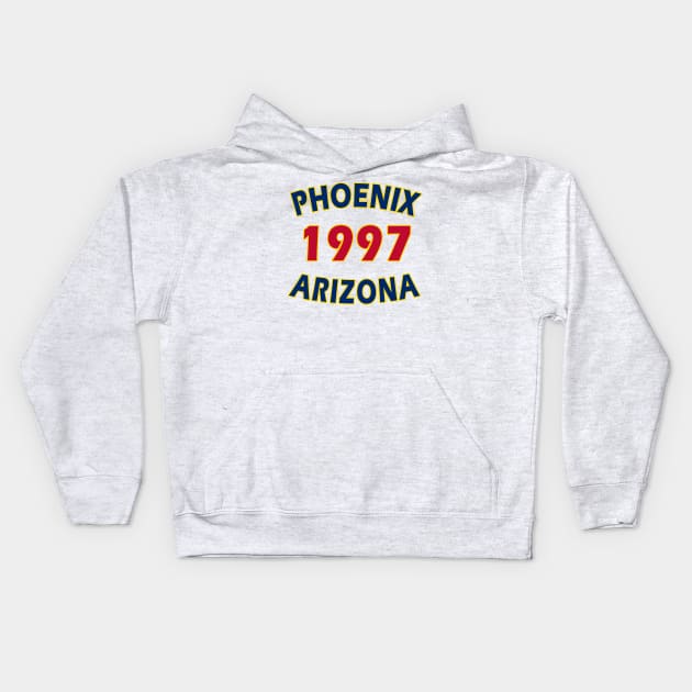 Phoenix Arizona 1997 Kids Hoodie by Lyvershop